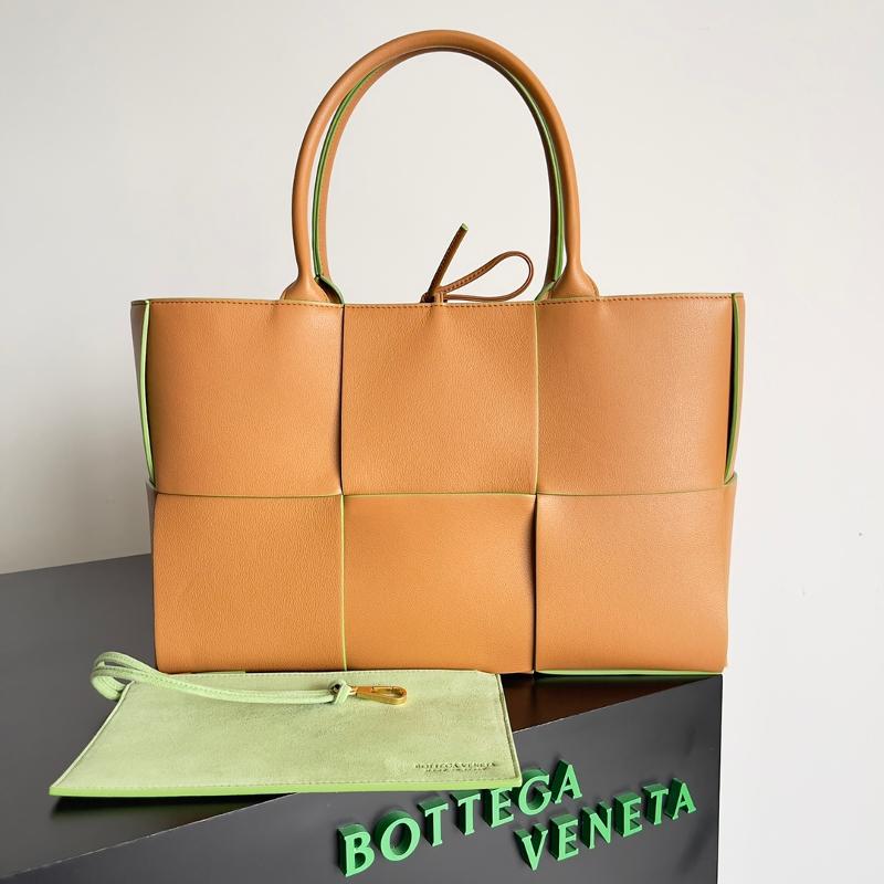 Bottega Veneta Handbags 609175 Plain grain earth yellow light green